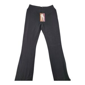 FITTOO Women's Black Yoga Pants Flared Leg High Waist Stretch Size S